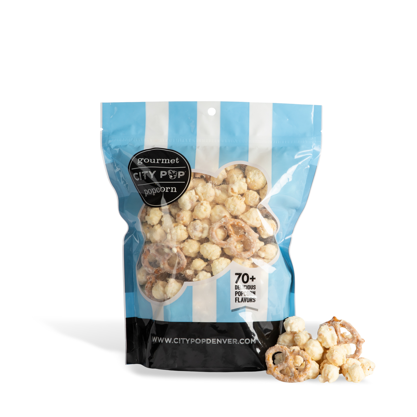 White Chocolate Pretzel Popcorn